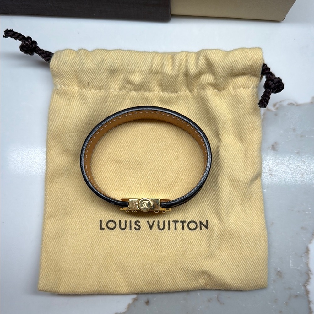 Louis Vuitton Brown Monogram Bracelet - Size 17 - Picture 5 of 6